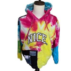 Nice Kicks Woodstock 50th Anniversary Tie Dye Hoodie Size XL